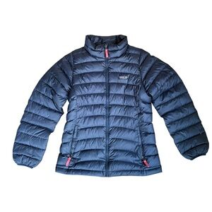 Patagonia Kid’s Dark Blue Puffer Jacket